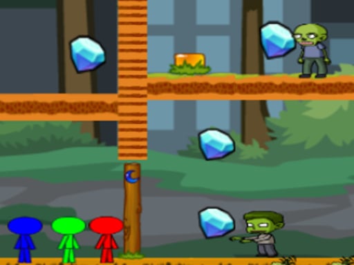 StickMan Bros Vs Zombies